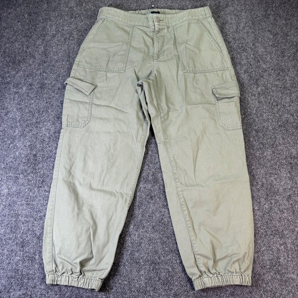 J.Crew Cargo Jogger Pants Womens 10 Olive Green Utility Sage Gorpcore‎ Casual